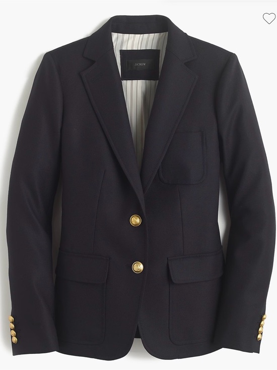 J. Crew Jackets & Blazers - J. Crew Women's Dark Navy Blazer with Gold Buttons